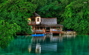 Lovely Beach House At Goldeneye Resort, Jamaica Wallpaper