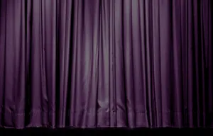 Lovely Purple Velvet Curtains Wallpaper