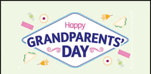 Loving Grandparents Celebrating Grandparents Day Wallpaper