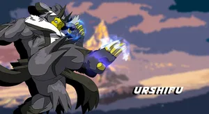 Low-angle Graphic Of Urshifu Wallpaper