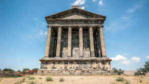 Low-angle Photo Of Garni Temple Wallpaper