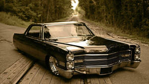 Lowered Vintage Cadillac El Dorado Wallpaper