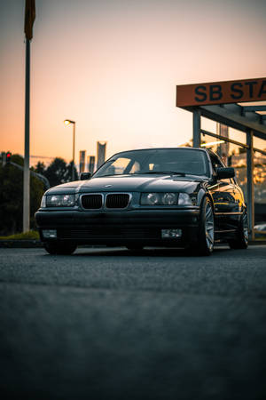 Lowrider Black Bmw 328i Wallpaper