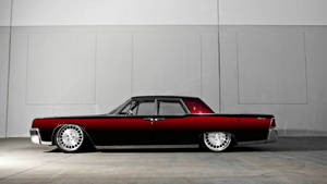 Lowrider Dark Red Continental Wallpaper