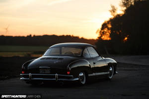 Lowrider Karmann Ghia Sunset Wallpaper