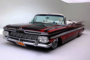 Lowrider Red Black Impala Wallpaper