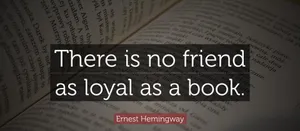 Loyal Friend Book Quote Wallpaper