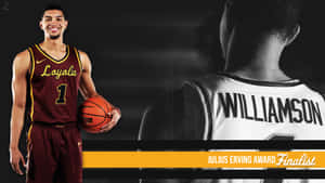 Loyola Player Lucas Williamson For Julius Erving Award Wallpaper