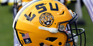 Lsu Football Yellow Helmet Wallpaper