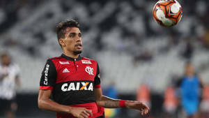 Lucas Paquetá Looking At Ball Wallpaper