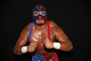 Luchadorin Action Pose Wallpaper