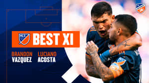 Luciano Acosta And Teammate Brando Vasquez Wallpaper