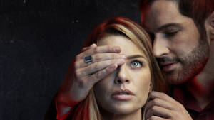 Lucifer & Chloe Caught In Eye Wallpaper