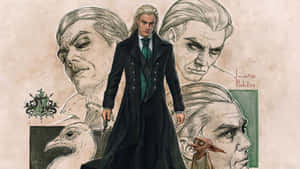 Lucius Malfoy Character Art Wallpaper