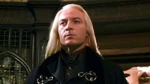 Lucius Malfoy Elegant Portrait Wallpaper