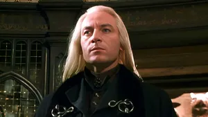 Lucius Malfoy Elegant Portrait Wallpaper