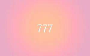 Lucky Number777 Gradient Background Wallpaper