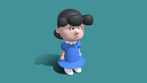 Lucy Van Pelt 3d Rendition Wallpaper