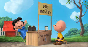 Lucy Van Pelt Do's And Don'ts Wallpaper