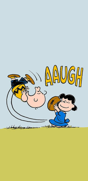 Lucy Van Pelt Football Wallpaper