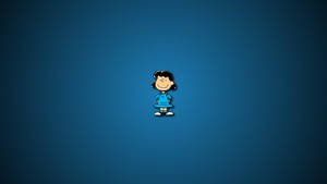 Lucy Van Pelt Minimalist Art Wallpaper