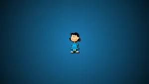 Lucy Van Pelt Minimalist Art Wallpaper