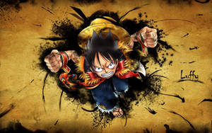 Luffy 4k Grungy Style Effect Wallpaper