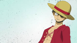 Luffy 4k In Red Shirt Wallpaper