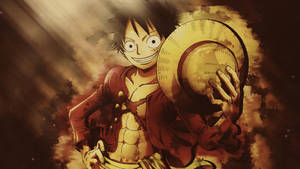 Luffy 4k In Sepia Colour Wallpaper