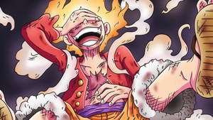 Luffy 4k Laughing Poster Wallpaper