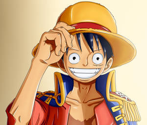 Luffy 4k Wearing Captains Jacket Wallpaper