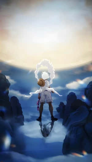 Luffy Gear5 Moon Transformation Wallpaper