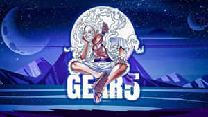 Luffy Gear5 Moonlight Transformation Wallpaper