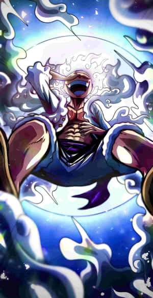 Luffy Gear5 Power Up Wallpaper