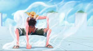 Luffy Stretching Powers One Piece Wallpaper