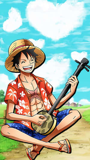 Luffy Summer Vibes Wallpaper