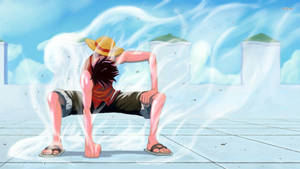 Luffy Wind Punch Wallpaper