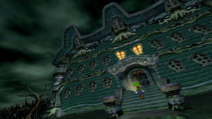 Luigi's Mansion 3 Luigi Entering Mansion Wallpaper