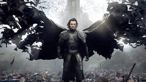 Luke Evans Dracula Bats Wallpaper