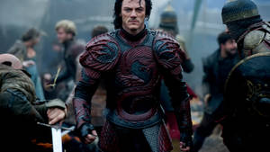 Luke Evans Red Dragon Armor Wallpaper