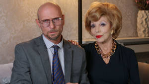 Luke Goss With Joan Collins Wallpaper