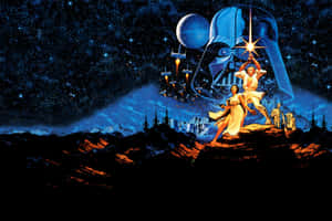 Luke Skywalker Begins His Journey In A New Hope Wallpaper