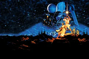 Luke Skywalker Begins His Journey In A New Hope Wallpaper