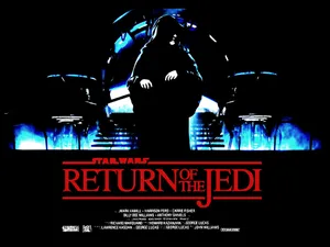 Luke Skywalker Confronts Emperor Palpatine In Return Of The Jedi Wallpaper