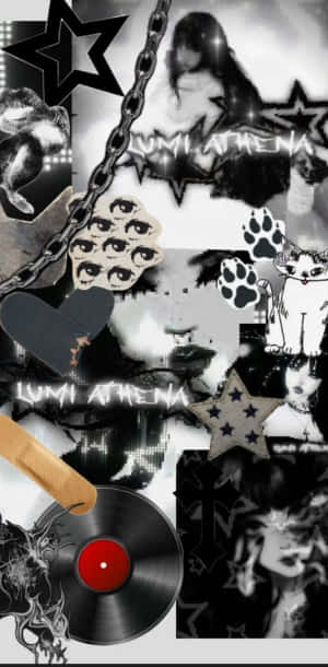 Lumi Athena Collage Art Wallpaper