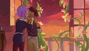 Lumity Tender Moment Sunset Wallpaper