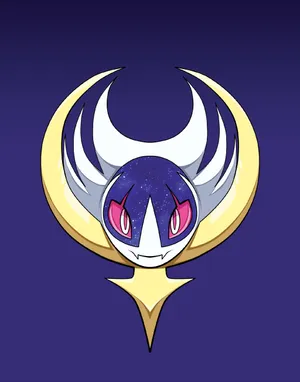 Lunala Head Wallpaper