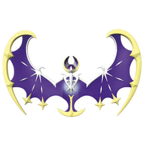 Lunala With Spread Wings Wallpaper