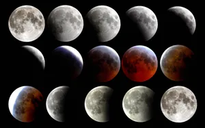 Lunar Eclipse: A Celestial Phenomenon Wallpaper