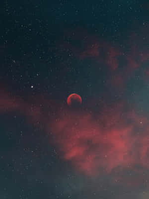 Lunar_ Eclipse_ Red_ Moon_ Night_ Sky Wallpaper